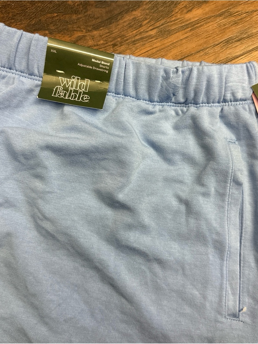 New Women’s Wild Fable Sweat Shorts Cotton Waistband Light Blue XXL <<<<423>>> - Picture 5 of 8